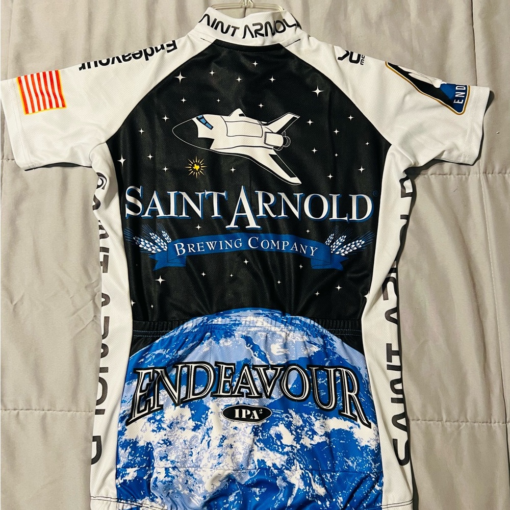Saint Arnold Houston Texas Cycling Jersey, nasa Endeavour IPA